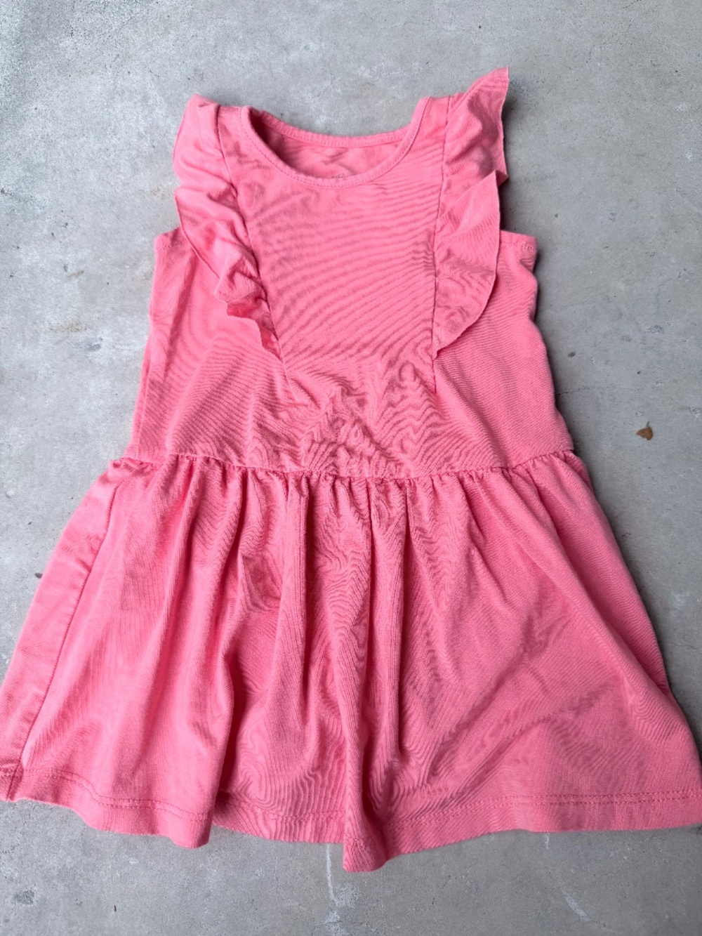 Baby Pink Ruffle Twirl Bodysuit Dress - Picture 1 of 5